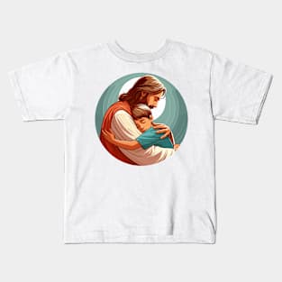 Jesus Hug - Christian - Jesus Love - Christian Gift Kids T-Shirt